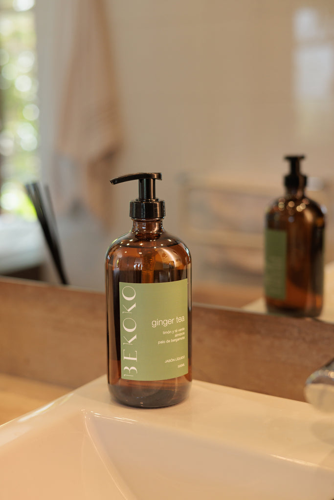 Jabón Liquido con Aroma Ginger Tea Ámbar