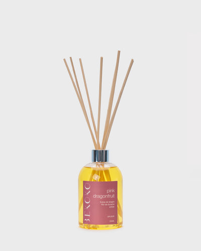 Difusor Ambiental con Varillas Pink Dragonfruit Transparente