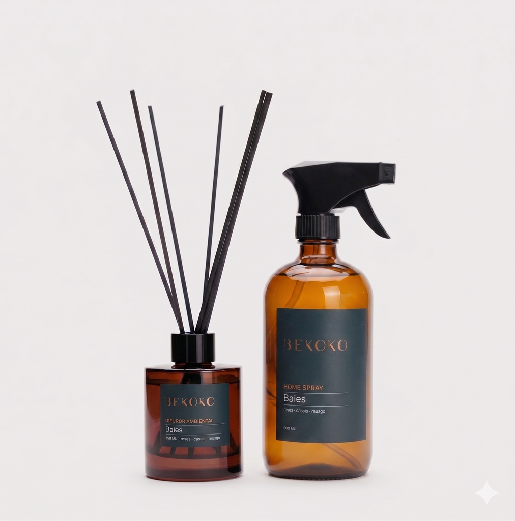 Difusores + Homespray 150ML / 500ML Baies